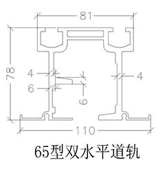 65型轨道尺寸图